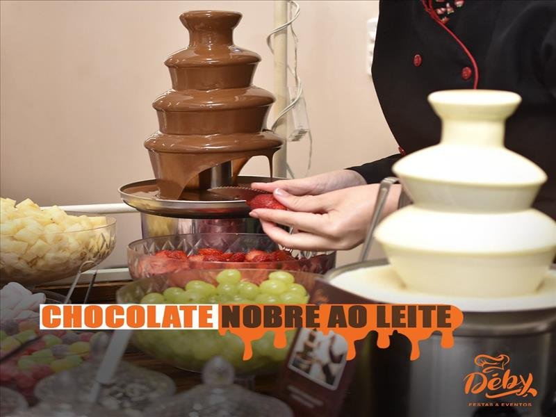 CARRINHO GOURMET CASCATA DE CHOCOLATE