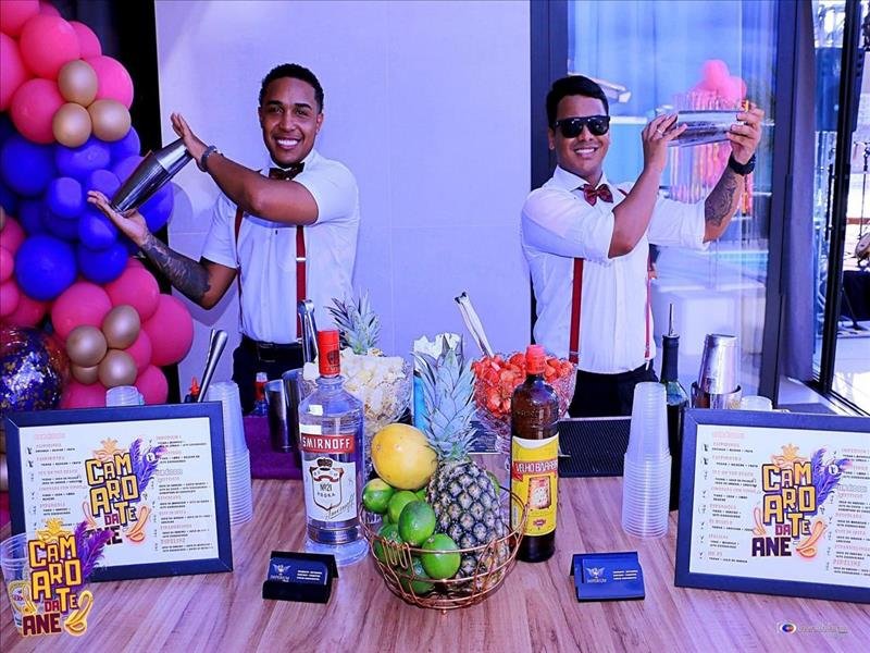 Bartender - cardápios com e sem álcool