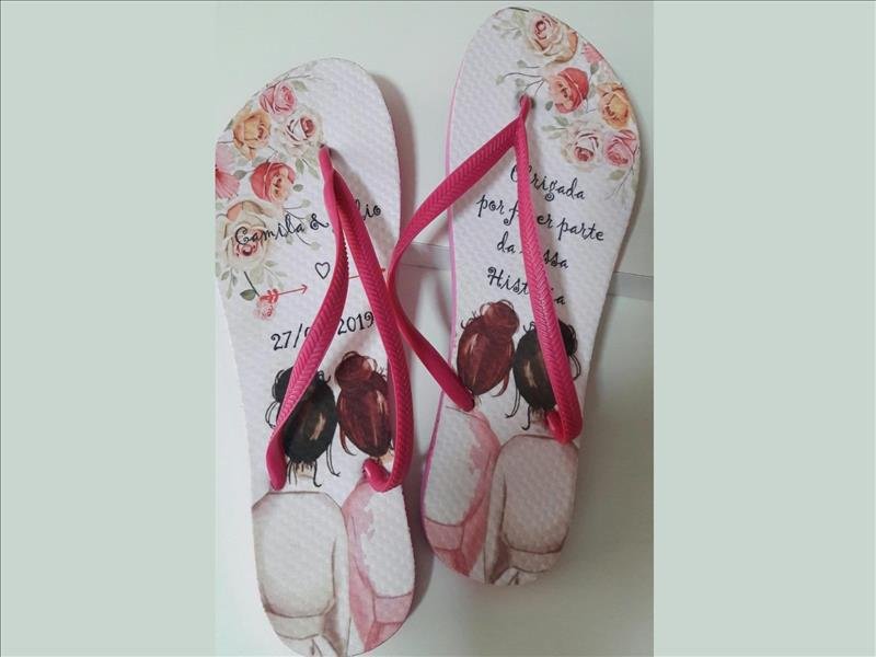 Chinelos personalizados!