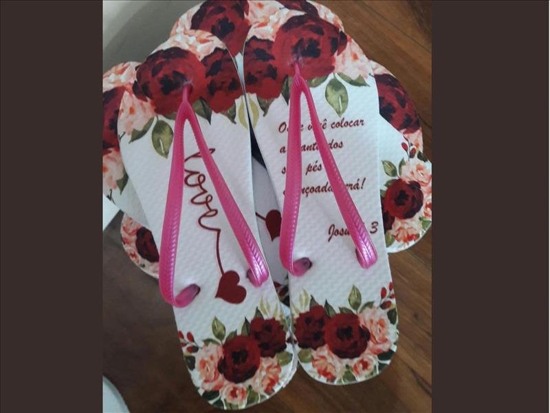 Chinelos personalizados!