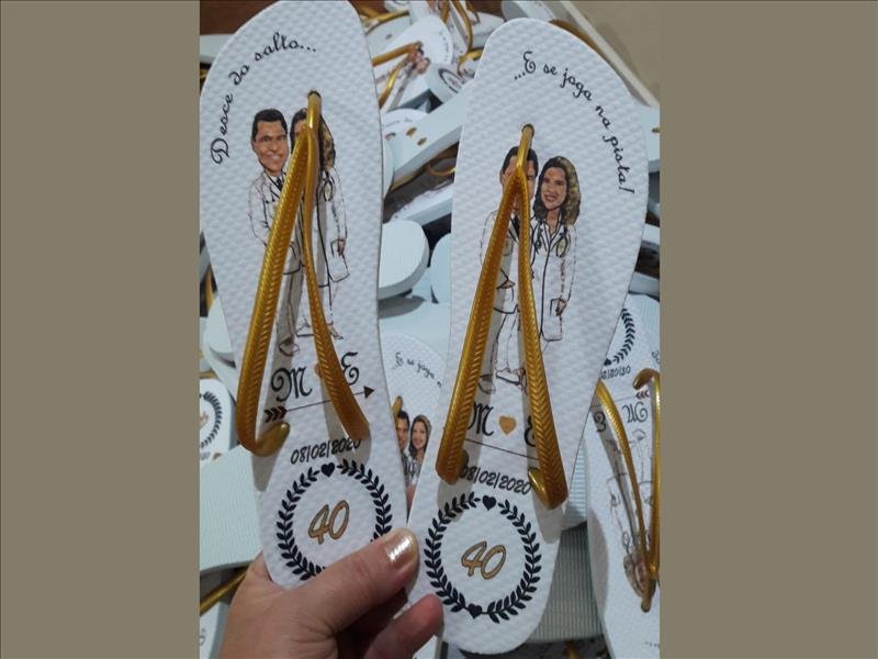 Chinelos personalizados!