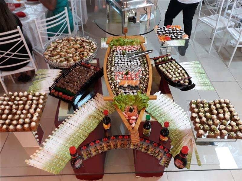 BUFFET COMPLETO (OPÇÃO COM DECORAÇÃO EM RODADA ABERTA)!