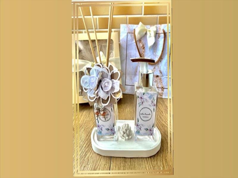AROMAS, VELAS, MESA POSTA E LEMBRANCINHAS!