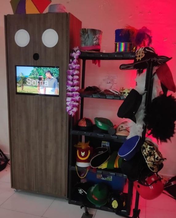 CABINE OU TOTEM DE FOTO-LEMBRANÇA