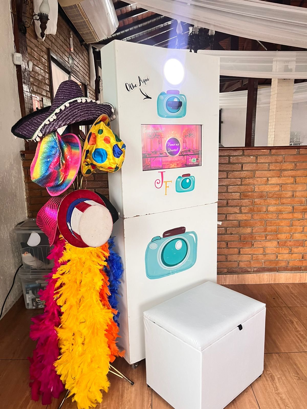 CABINE OU TOTEM DE FOTO-LEMBRANÇA